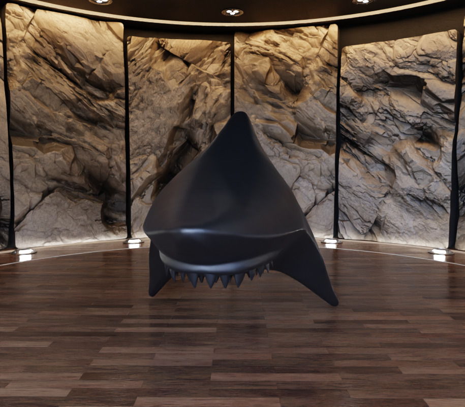 Shark Creature Figure Fan Art Toy 3D print model_14