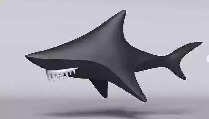 Shark Creature Figure Fan Art Toy