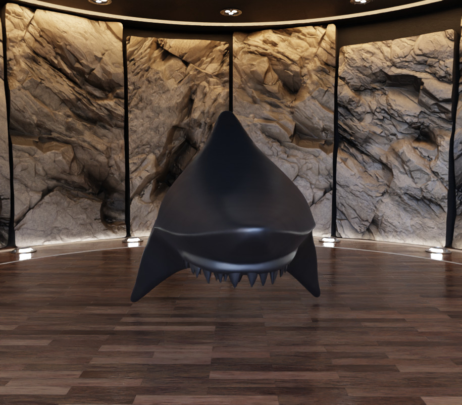 Shark Creature Figure Fan Art Toy 3D print model_2