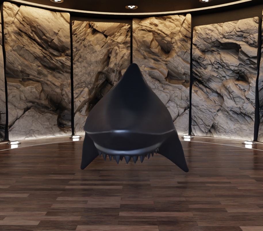 Shark Creature Figure Fan Art Toy 3D print model_15