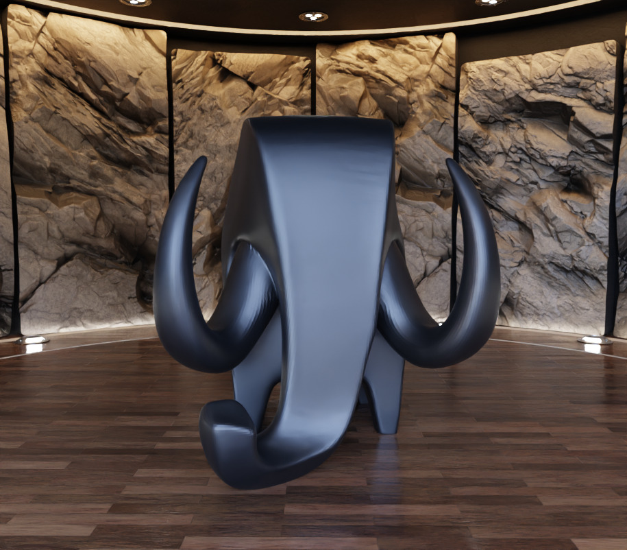 Elephant Creature Figure Fan Art Toy 3D print model_2