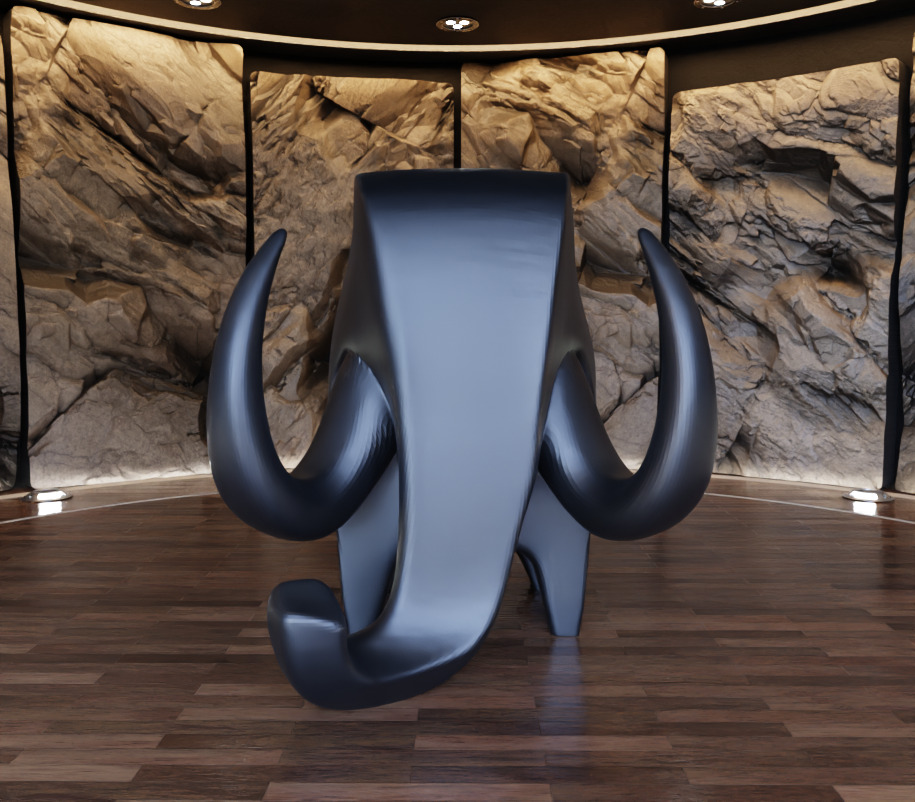 Elephant Creature Figure Fan Art Toy 3D print model_1