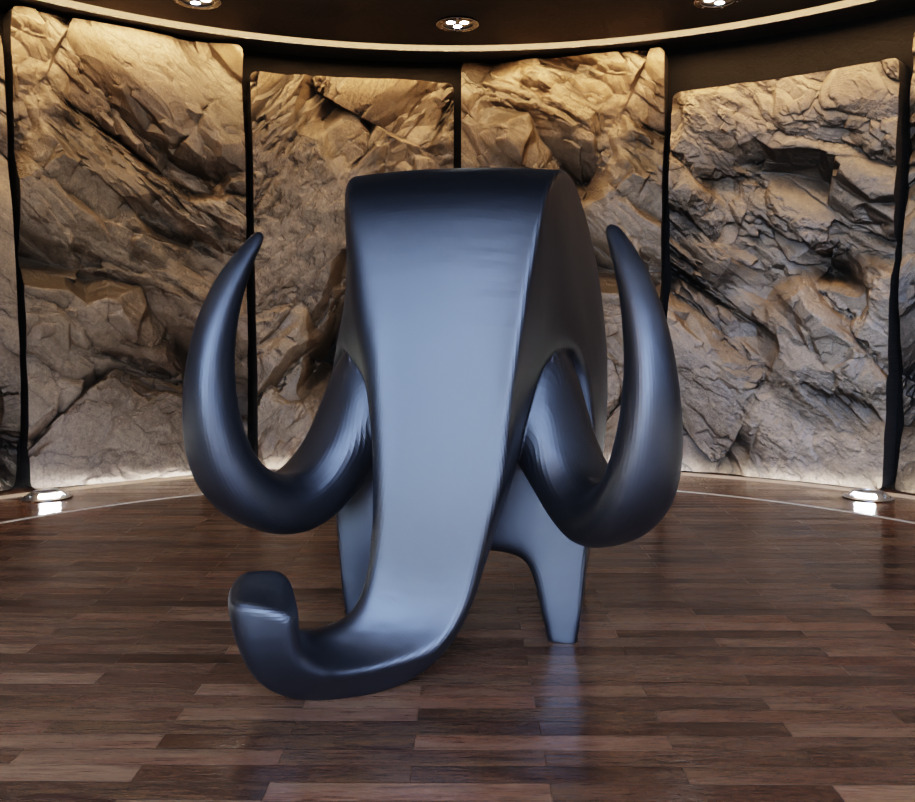 Elephant Creature Figure Fan Art Toy 3D print model_14