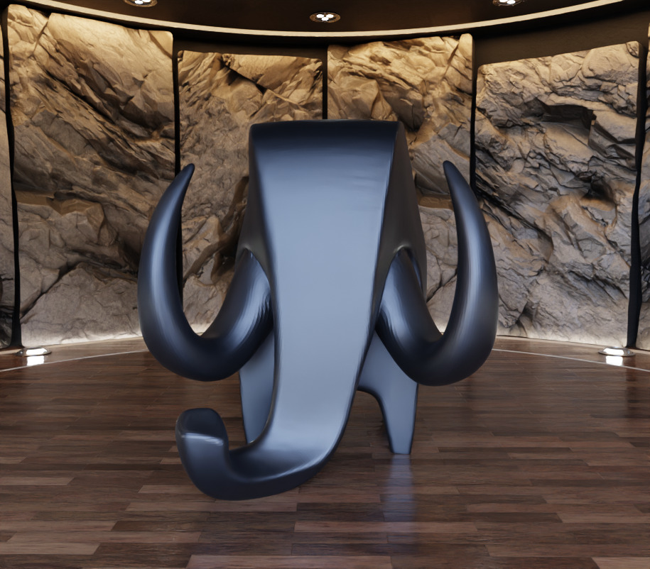 Elephant Creature Figure Fan Art Toy 3D print model_15