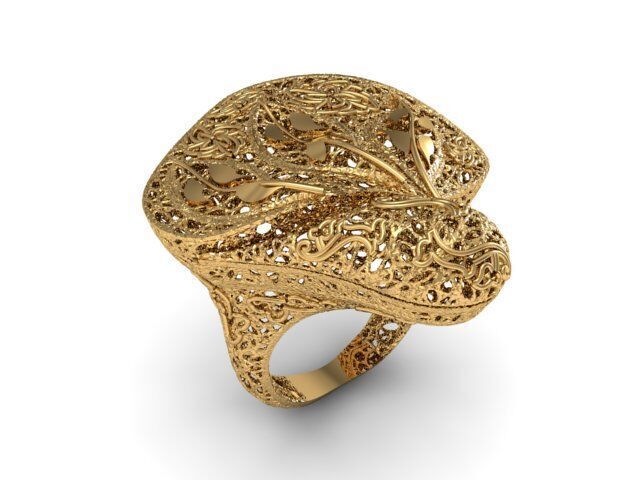 24 Jali Rings 3D print model_24