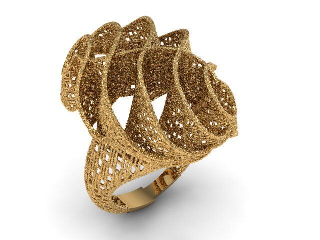 24 Jali Rings 3D print model_4