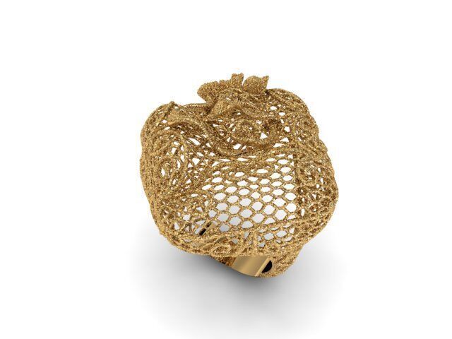 24 Jali Rings 3D print model_5