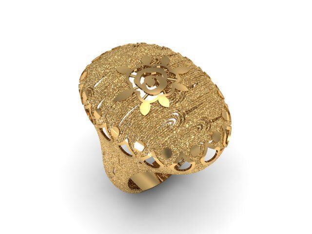 24 Jali Rings 3D print model_2