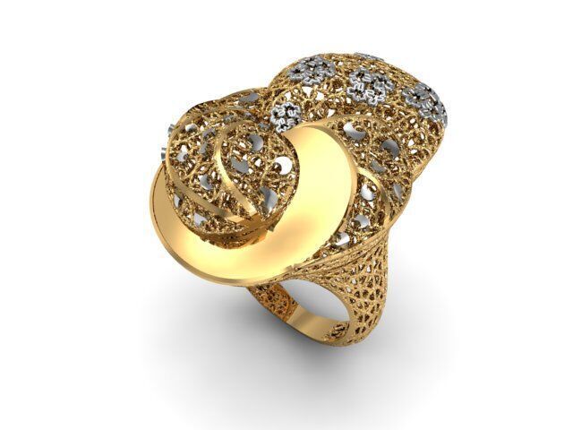 24 Jali Rings 3D print model_22