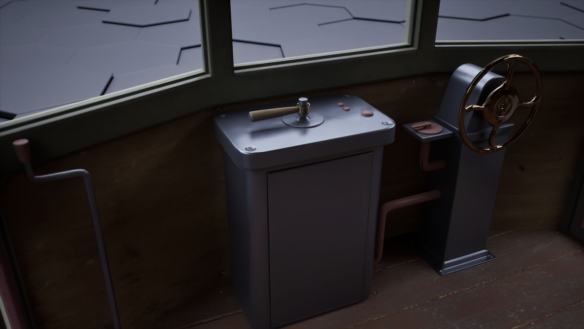 Old Tram 3D model_12