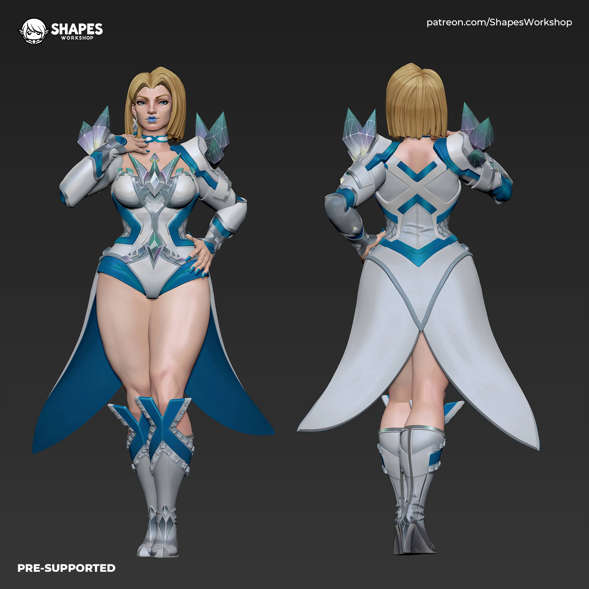 Emma Frost - Marvel Rivals 3D print model_2