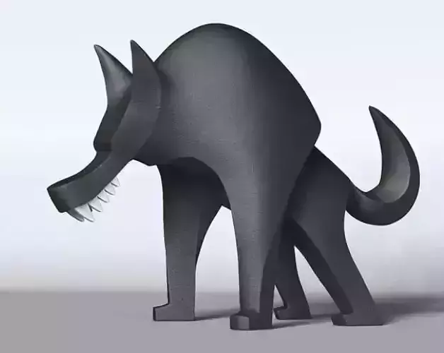 Wolf Beast Creature Figure Fan Art Toy 