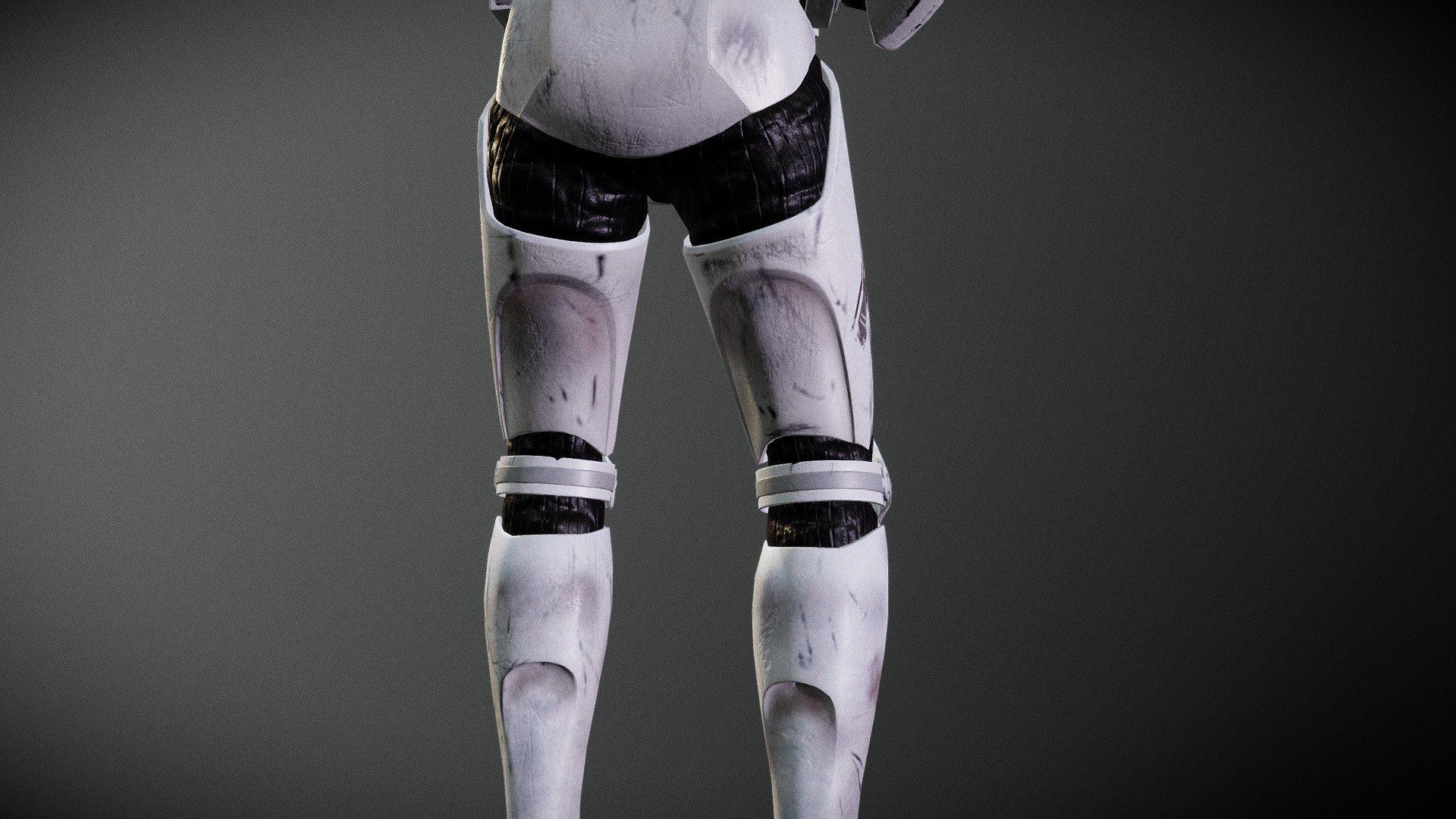 Clone AT-TE gunner Low-poly 3D model_4