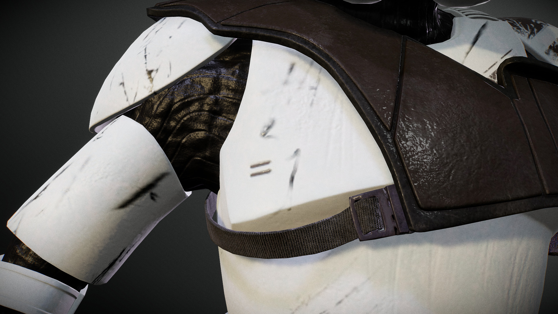 Clone AT-TE gunner Low-poly 3D model_7