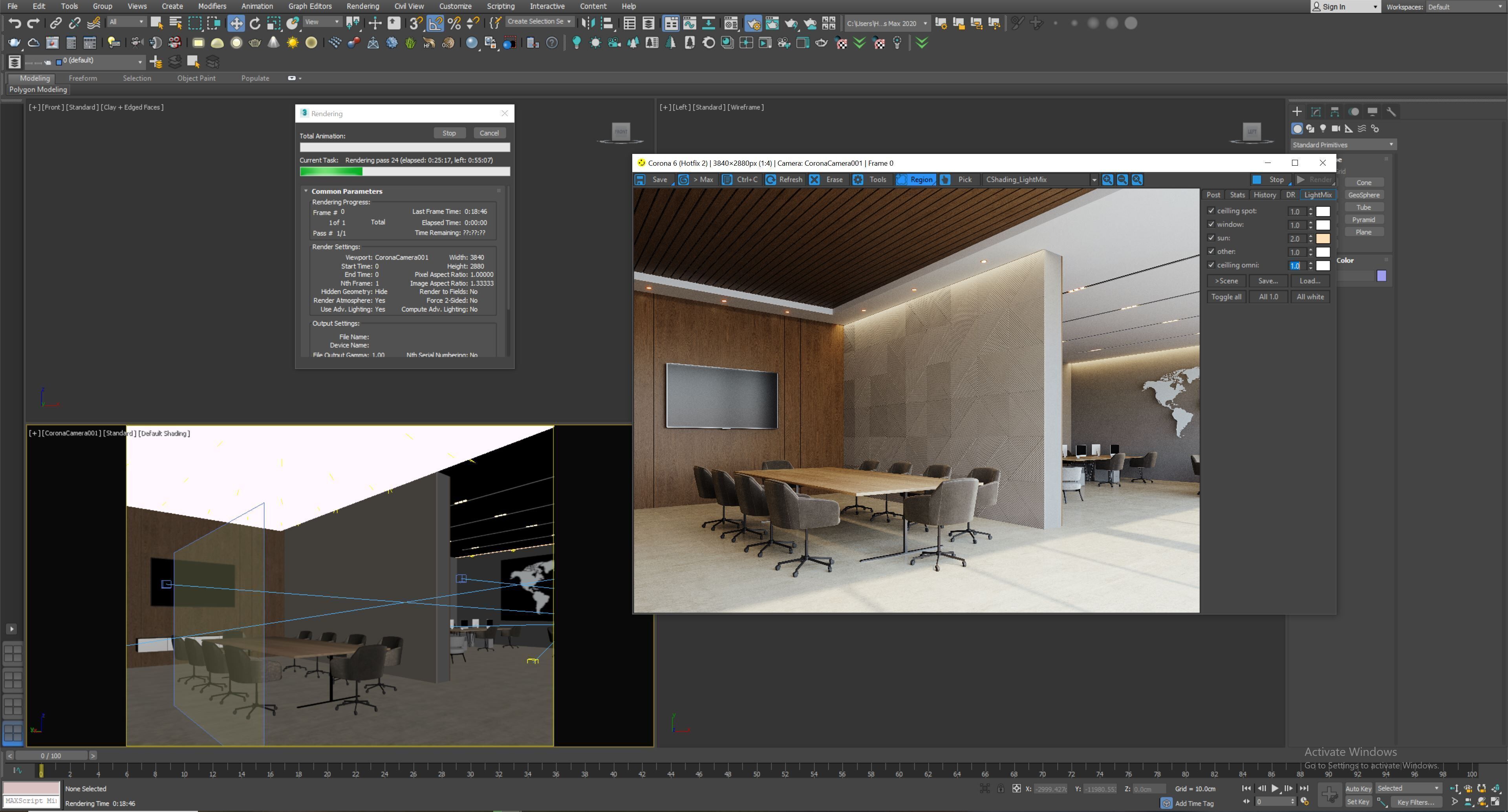 interior scene office 07 3D model_5