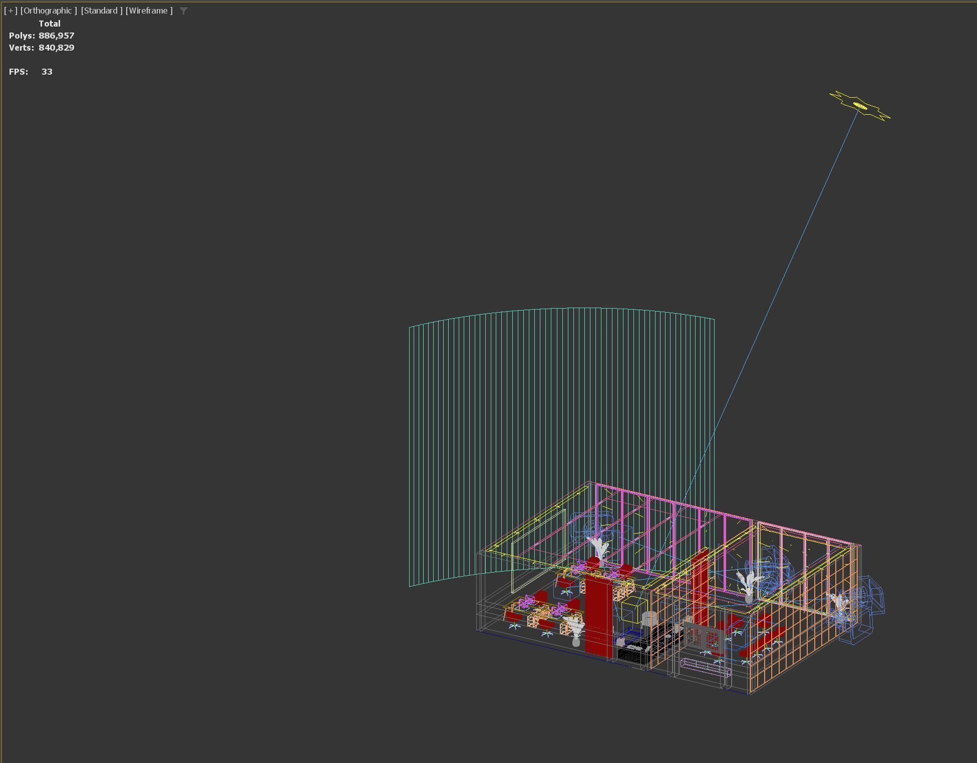 interior scene office 07 3D model_13