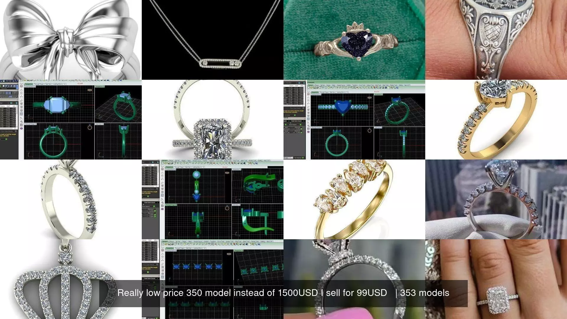 Really low price 350 model instead of 3500USD I sell for 99USD   3D Model Collection_1