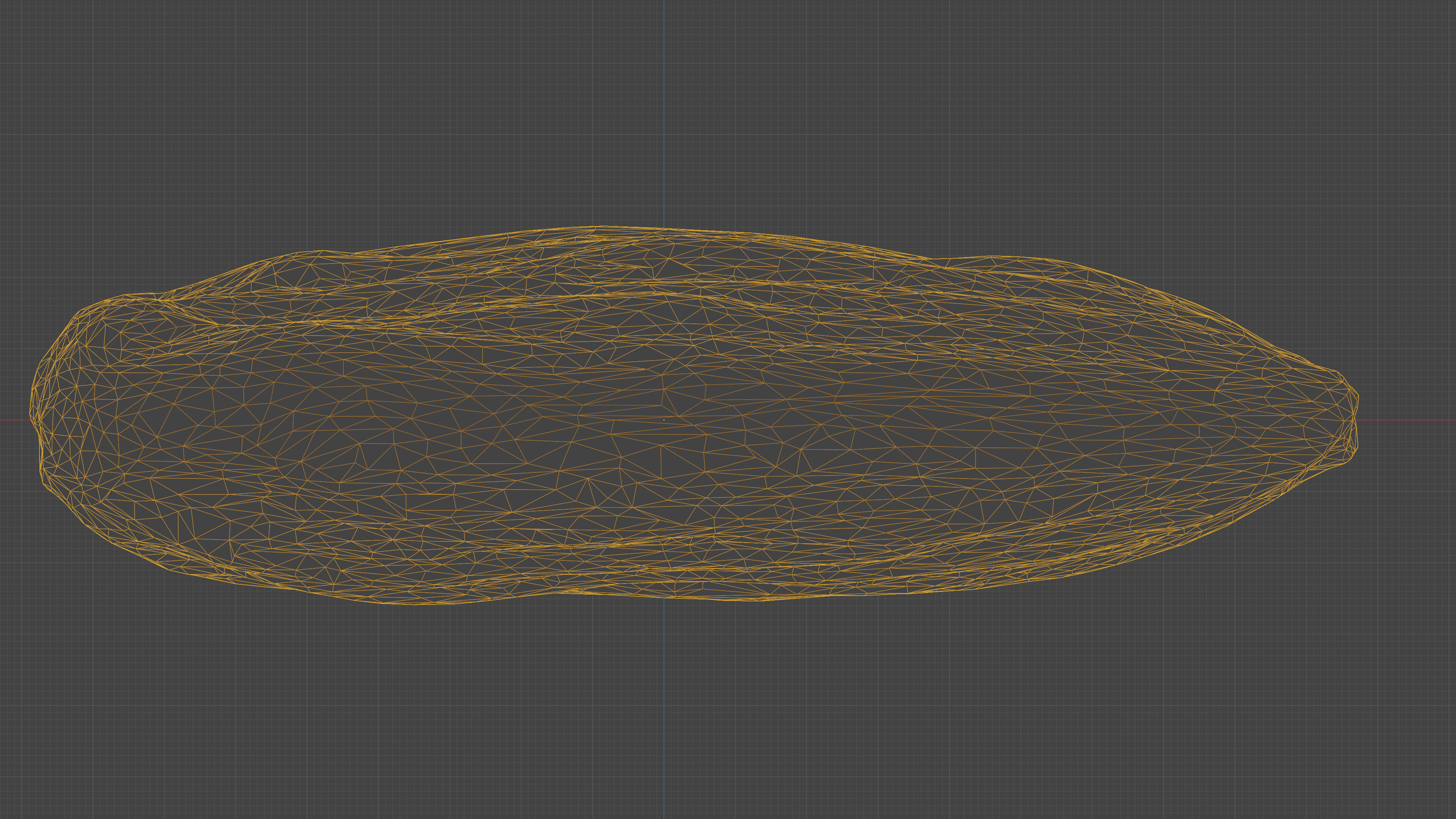 Scanned almond nut Low-poly 3D model_30