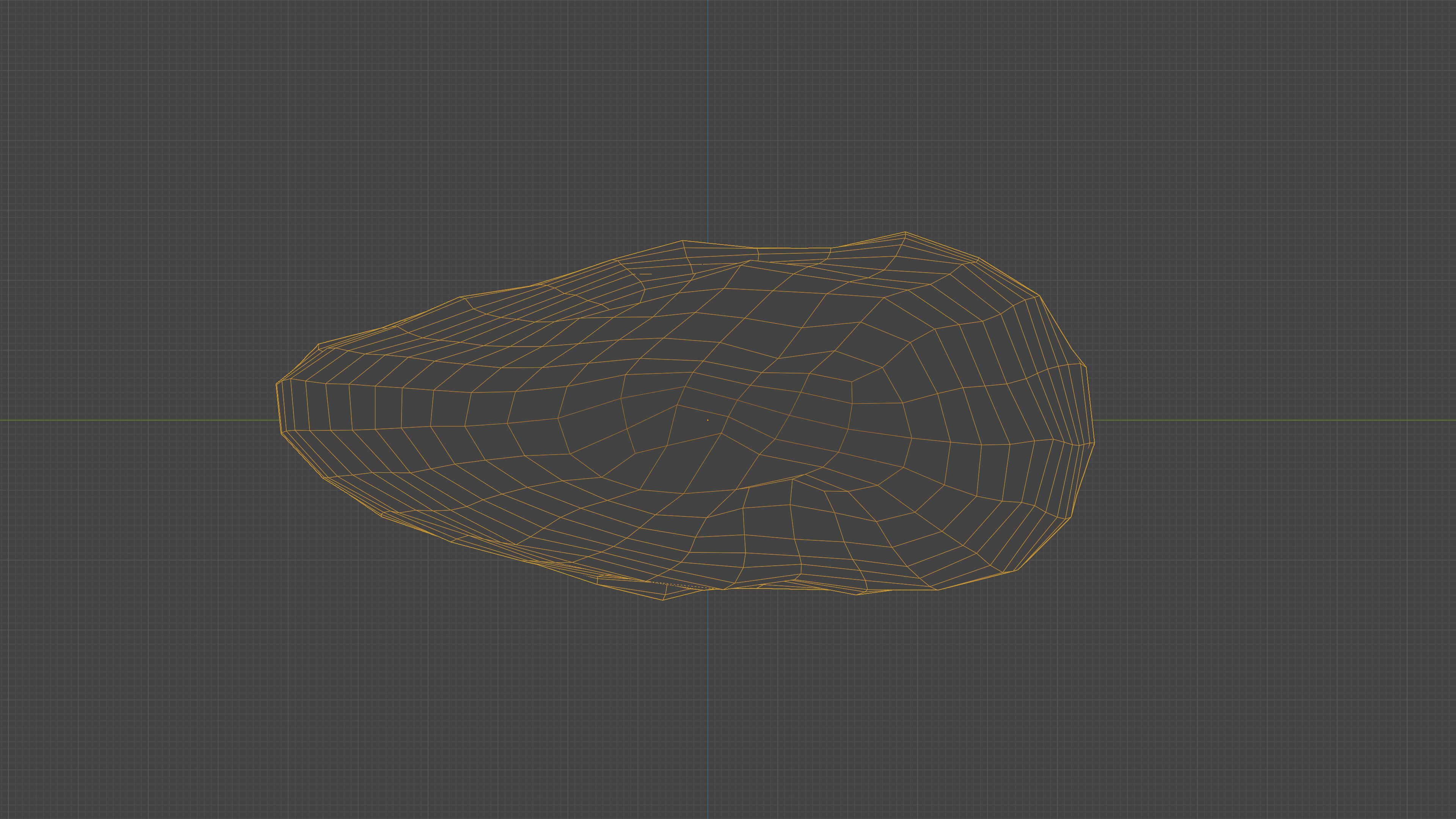 Scanned almond nut Low-poly 3D model_25