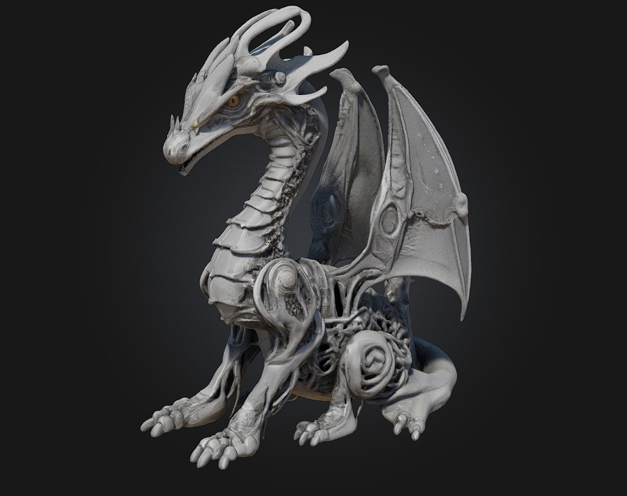 Ebonsteel Guardian 3D print model_1