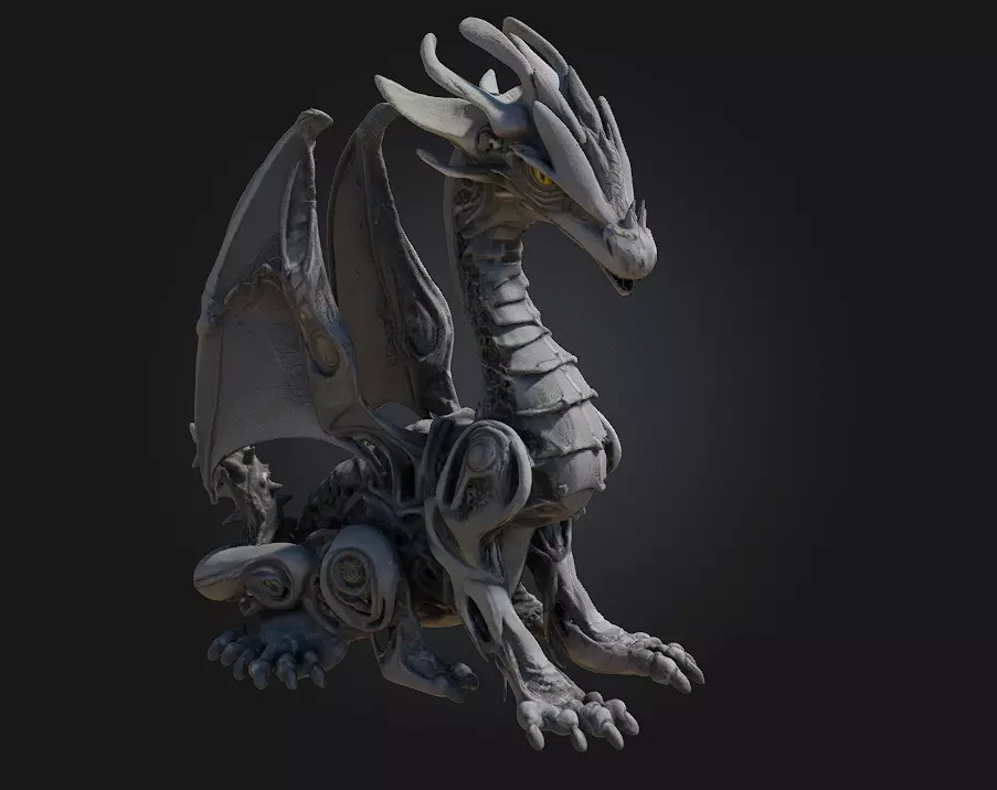 Ebonsteel Guardian 3D print model_0