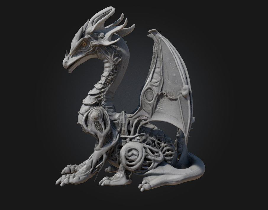 Ebonsteel Guardian 3D print model_6