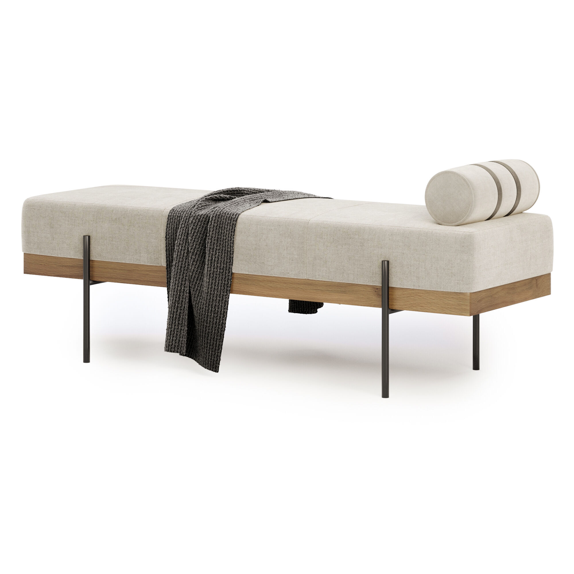 Leary Bench 3D model_2