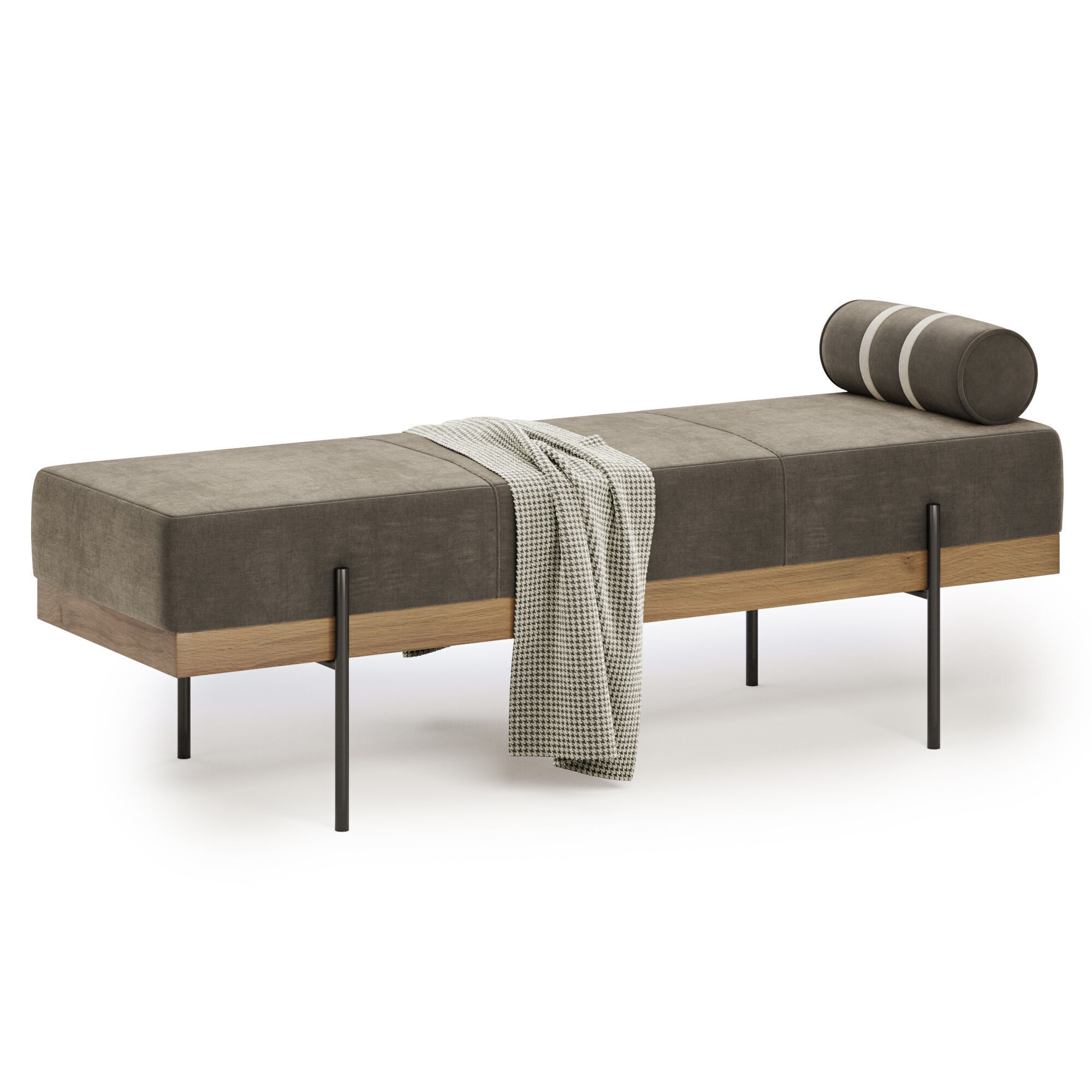 Leary Bench 3D model_1