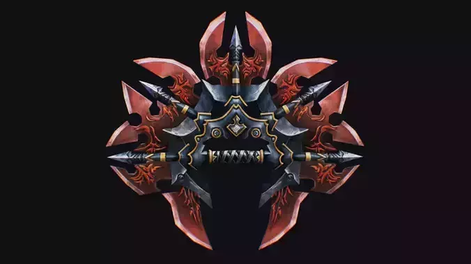 Cross Shuriken War Fan Cutting Japanese Asian Edged Weapon 4