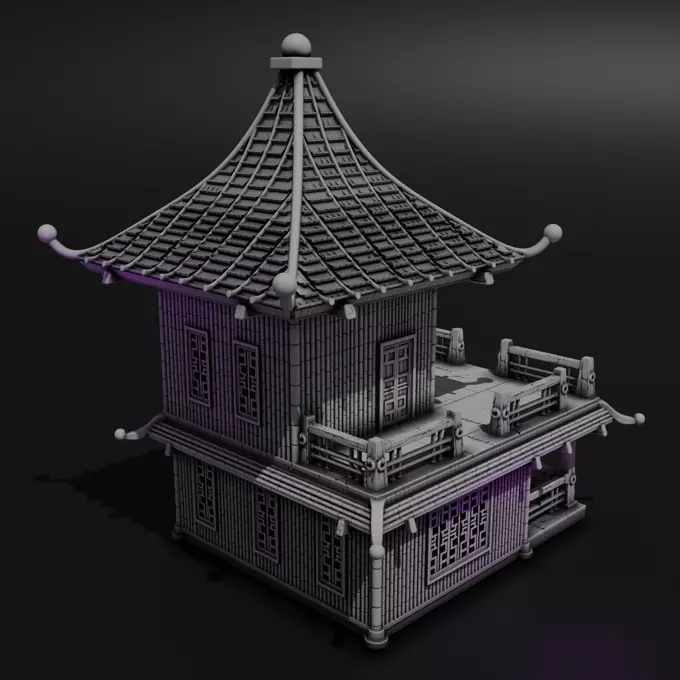 Japanese House 3D print model