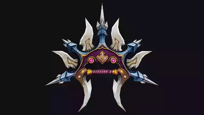 Cross Shuriken War Fan Cutting Asian Edged Weapon Knuckles