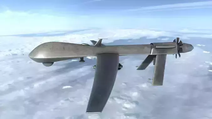 military Atomics Predatorplane drone
