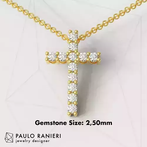 Diamond Cross Pendant