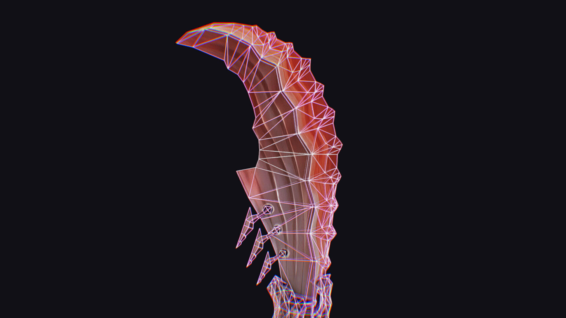 Axe Pickaxe Pike Cutting Hatchet Weapon Halberd Fantasy Bill Low-poly 3D model_13