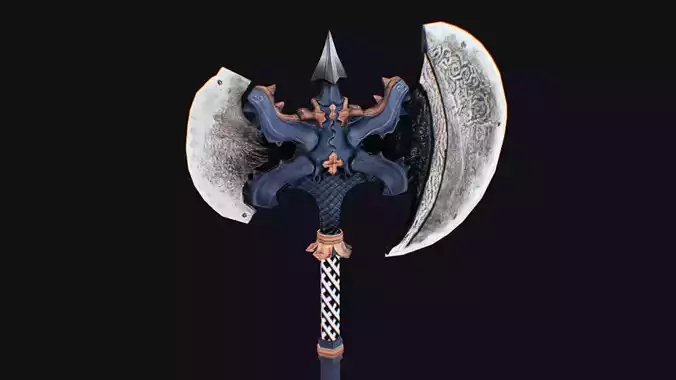 Axe Pickaxe Pike Cutting Hatchet Weapon Halberd Fantasy Bill