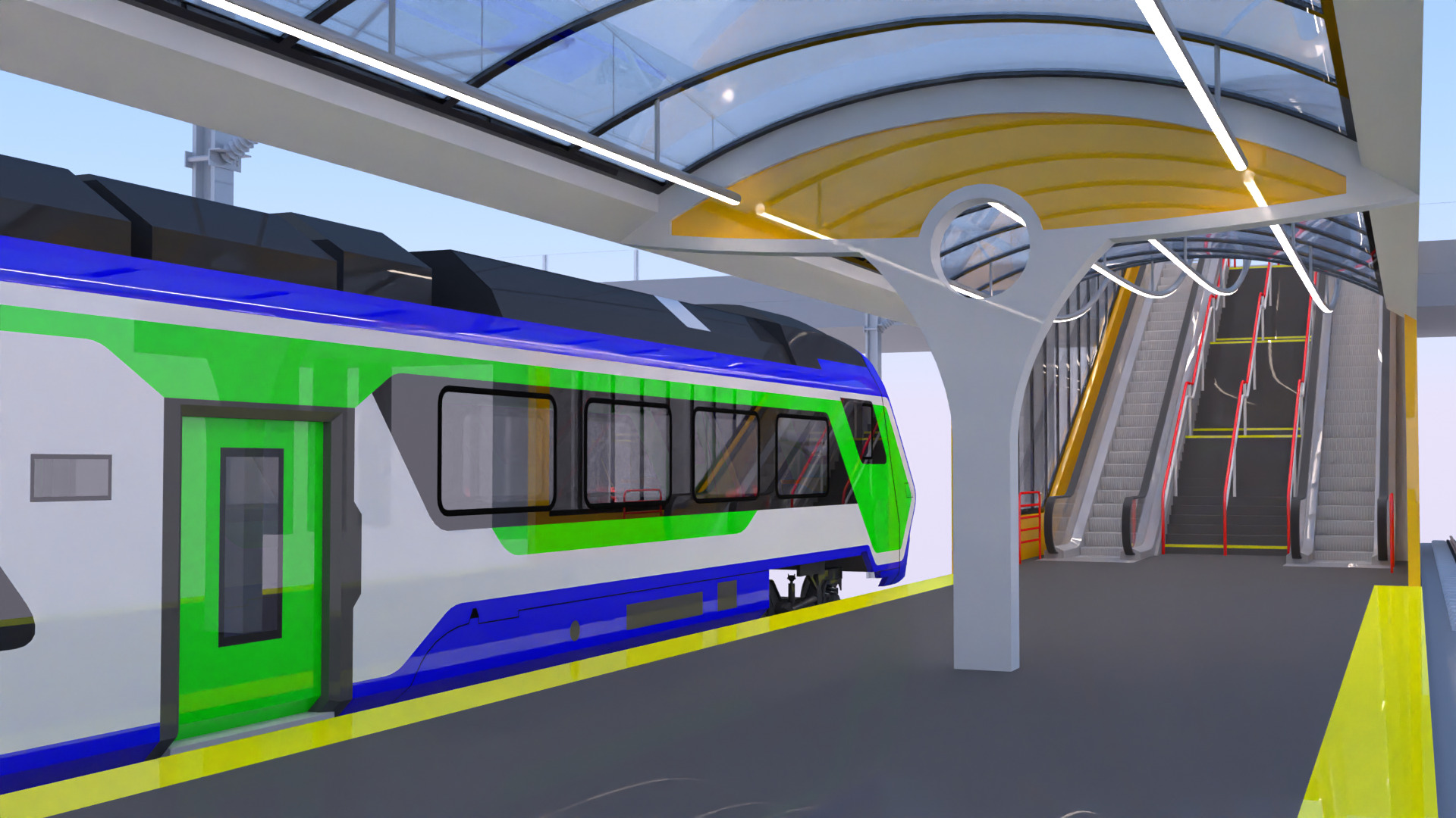 Station with Hitachi HTR 412 III 3D model_5