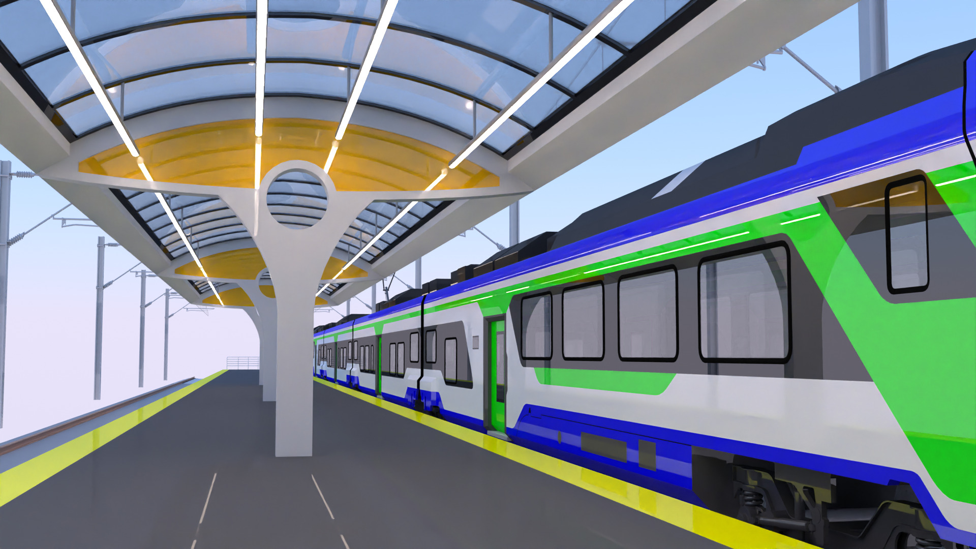 Station with Hitachi HTR 412 III 3D model_7