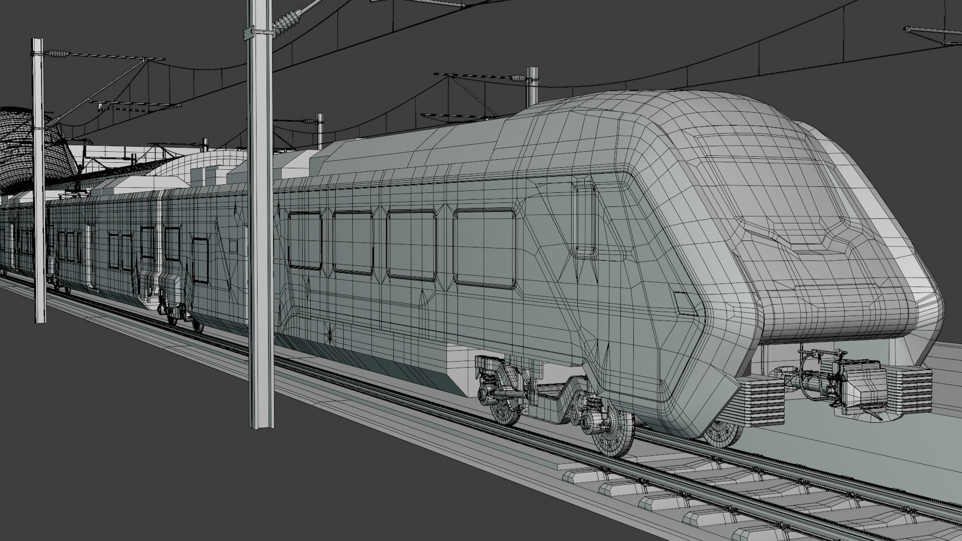 Station with Hitachi HTR 412 III 3D model_2