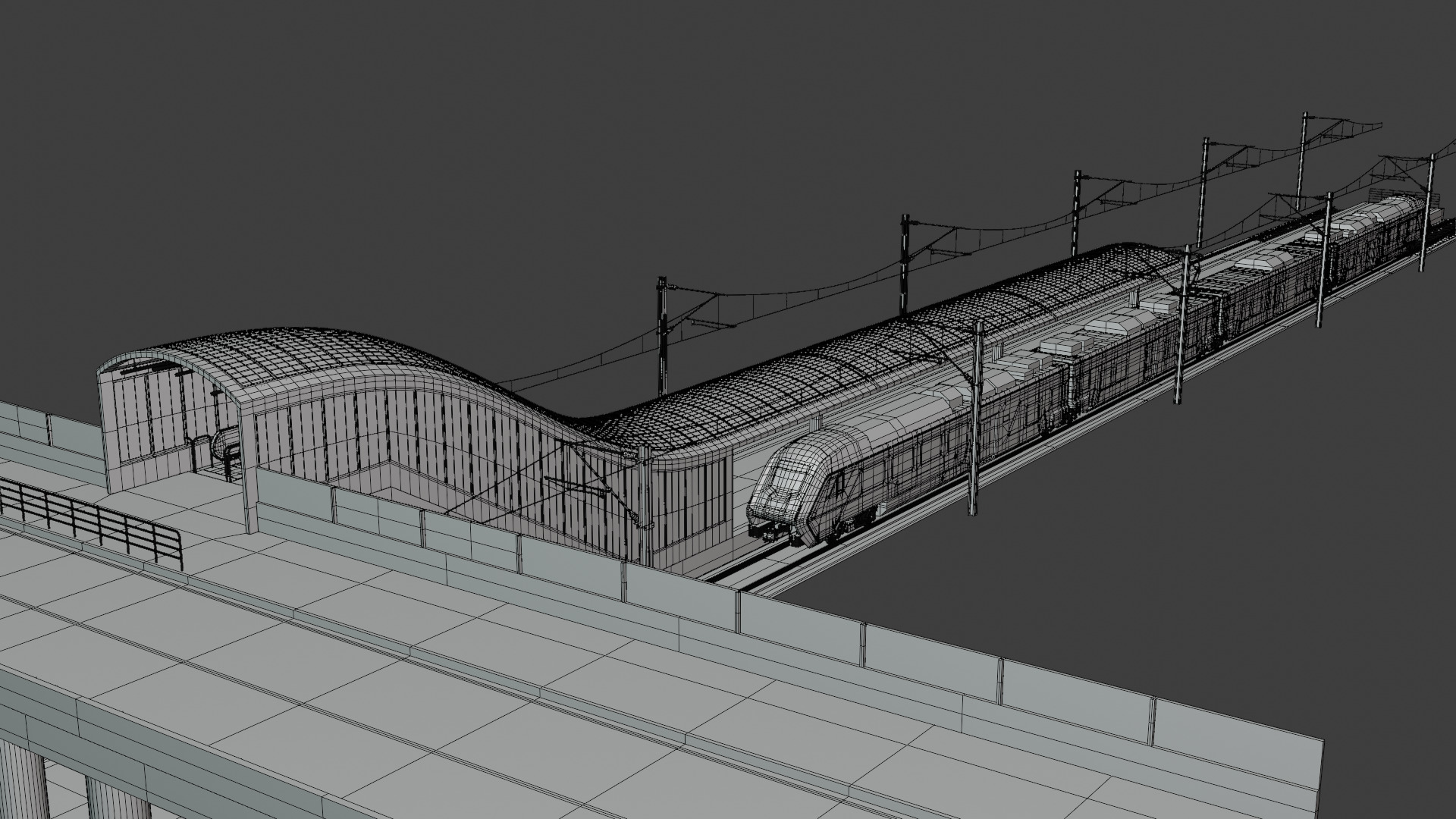 Station with Hitachi HTR 412 III 3D model_4