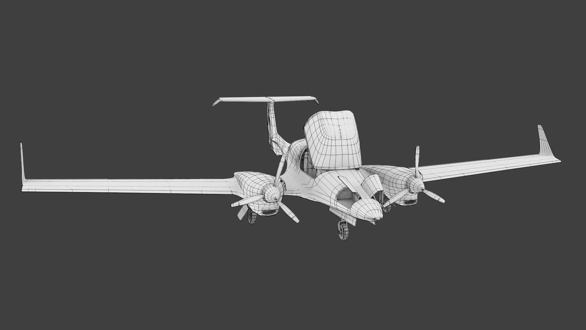 Diamond DA42 Twin Star 3D model_11