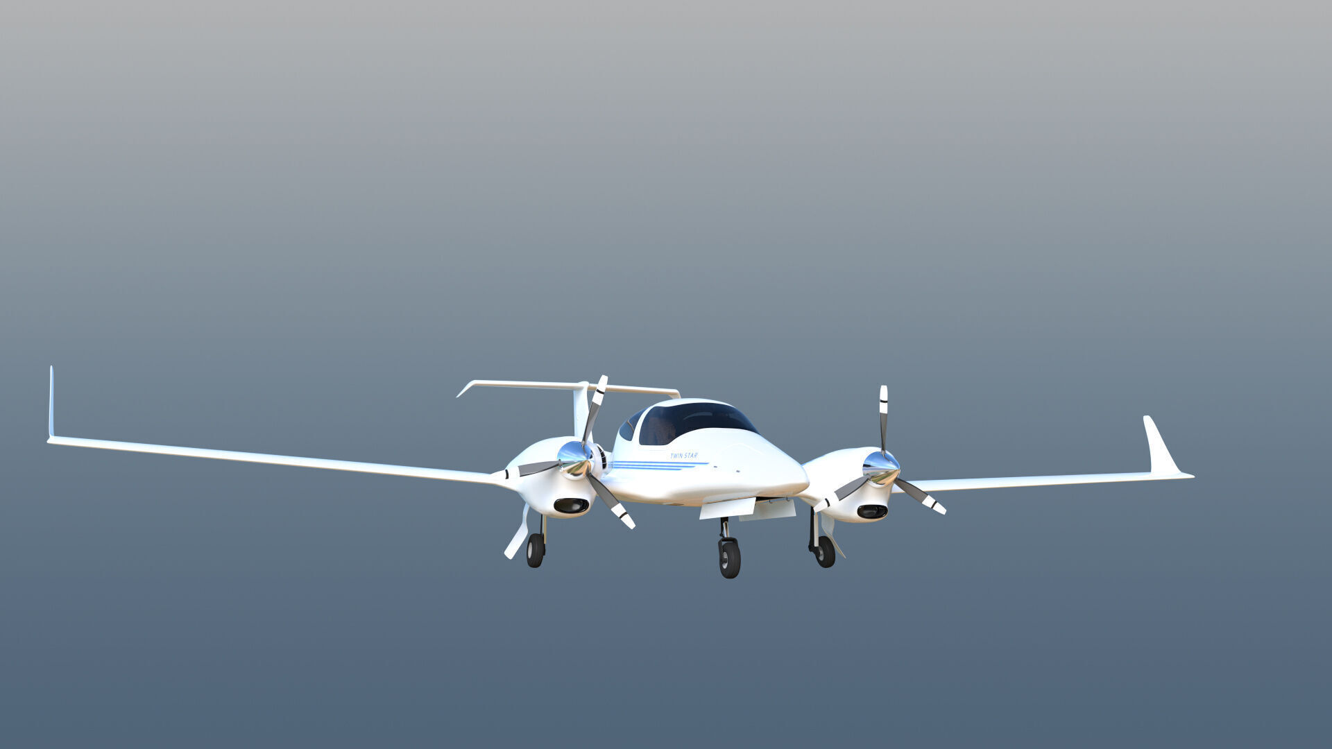 Diamond DA42 Twin Star 3D model_5