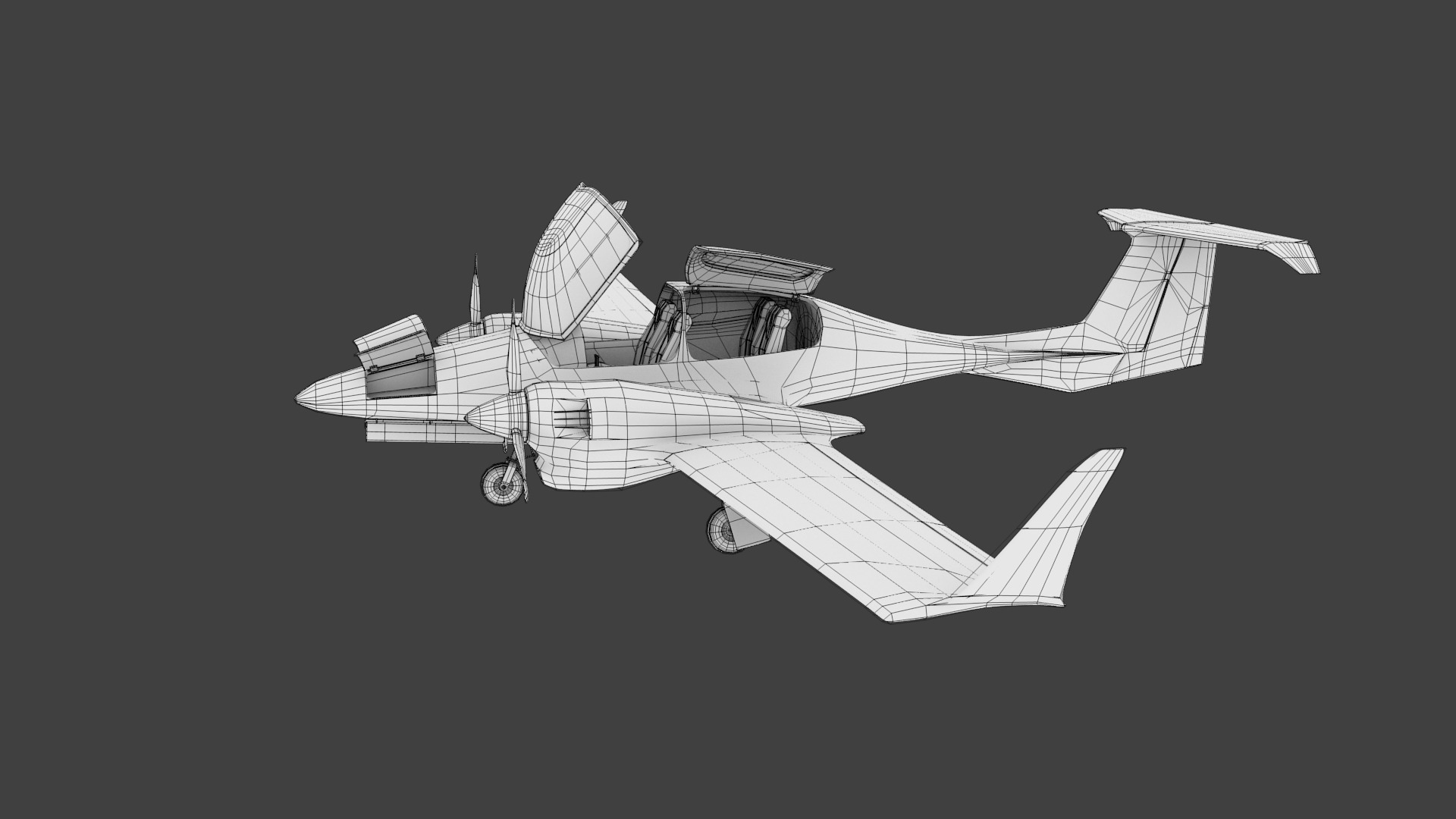 Diamond DA42 Twin Star 3D model_12