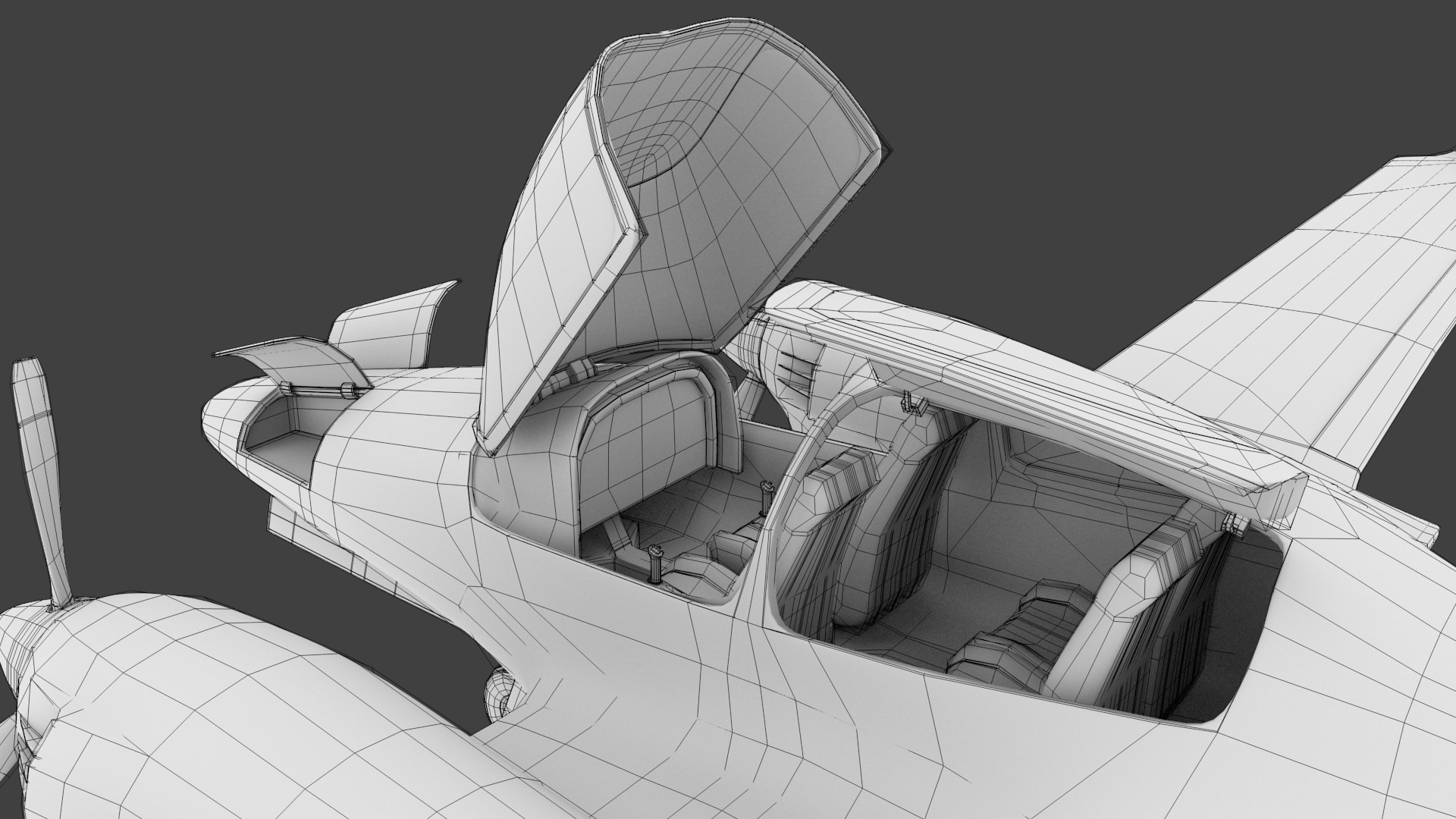 Diamond DA42 Twin Star 3D model_13
