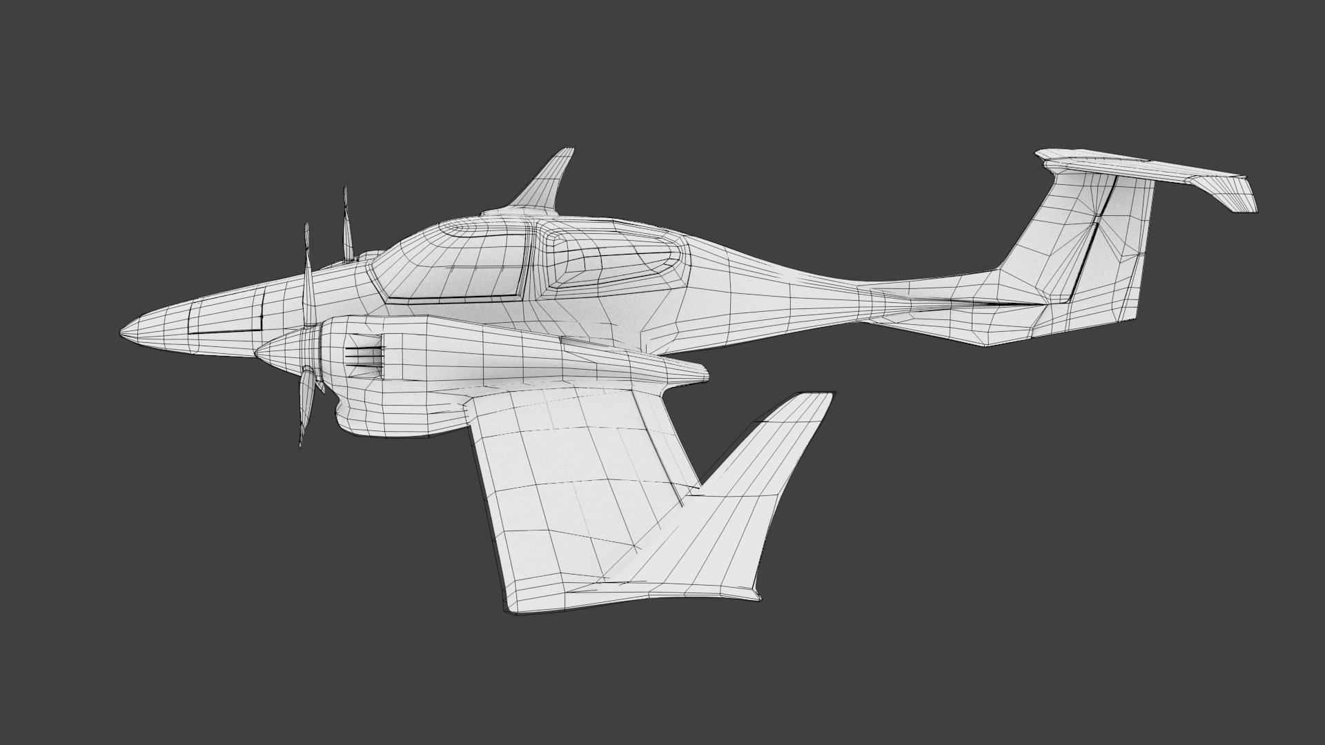 Diamond DA42 Twin Star 3D model_8