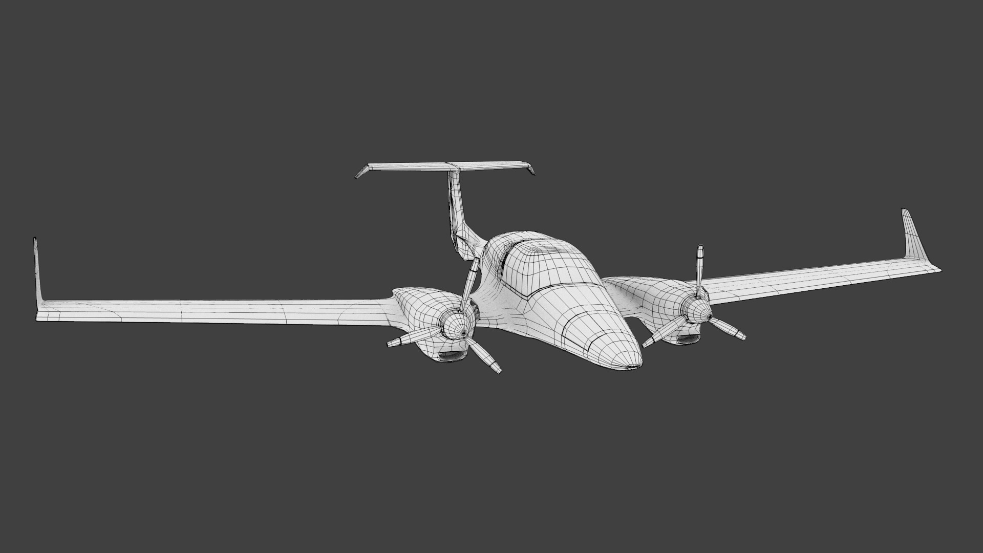 Diamond DA42 Twin Star 3D model_7