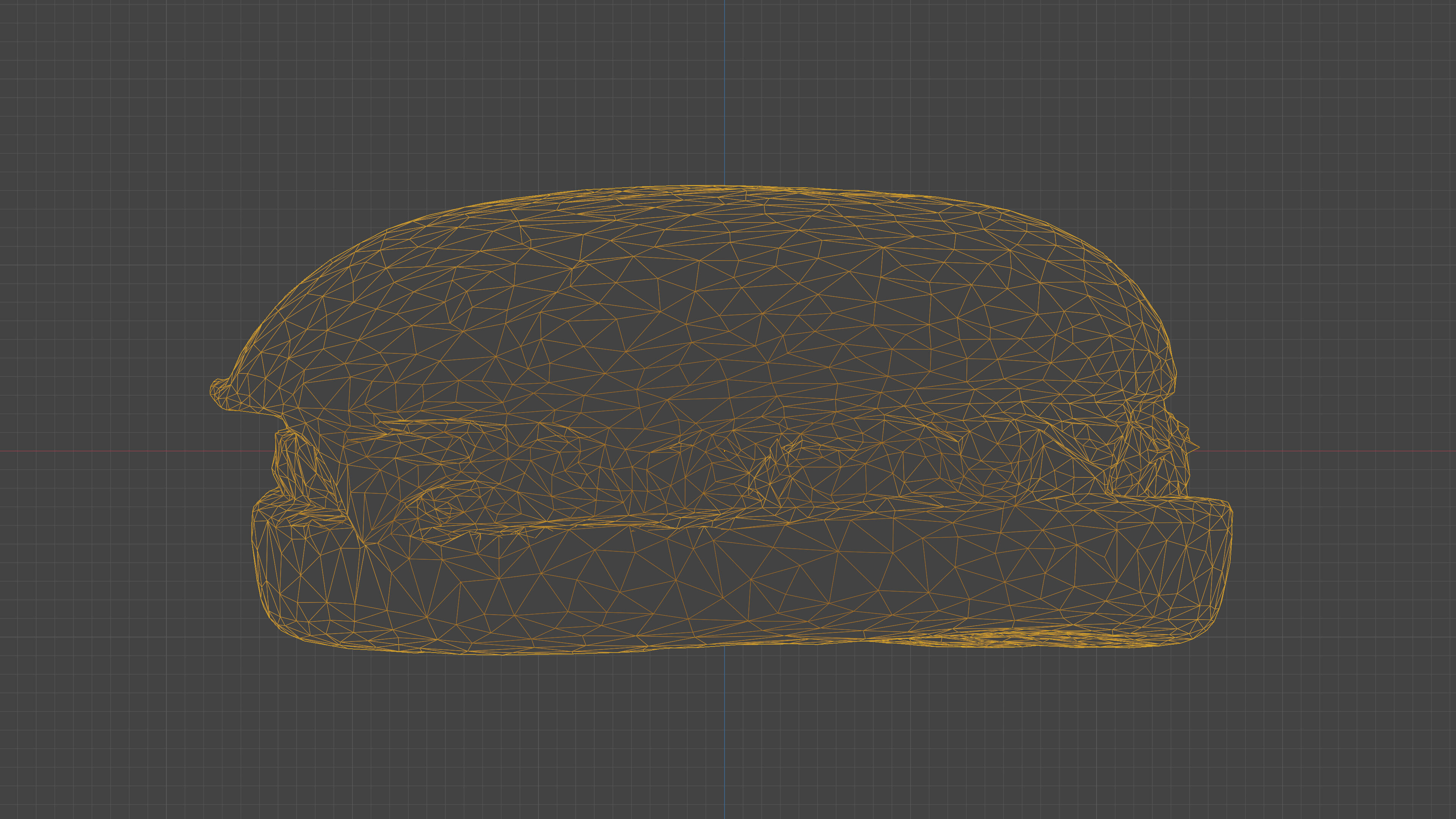 Scanned cheeseburger Low-poly 3D model_31
