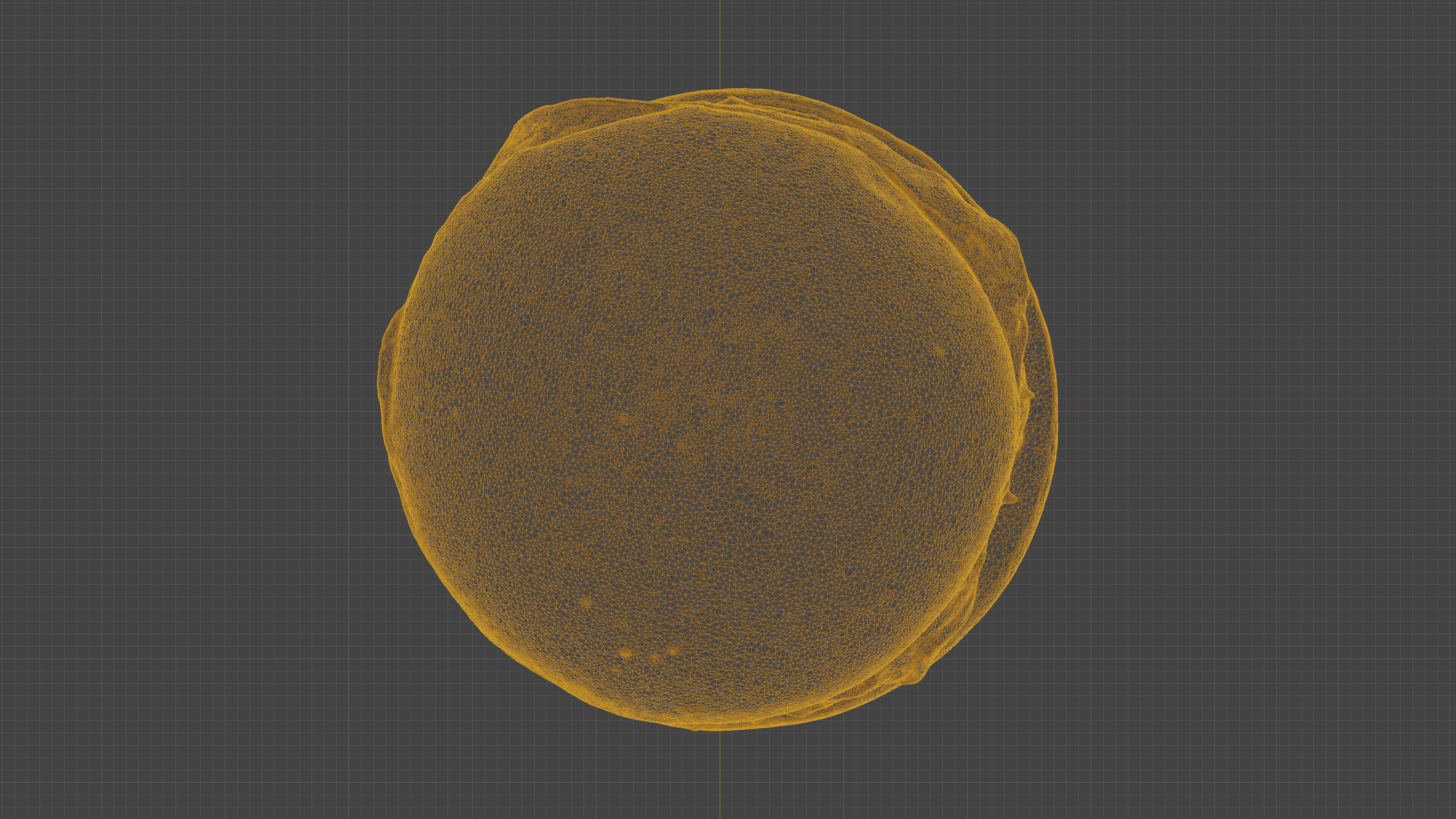 Scanned cheeseburger Low-poly 3D model_17