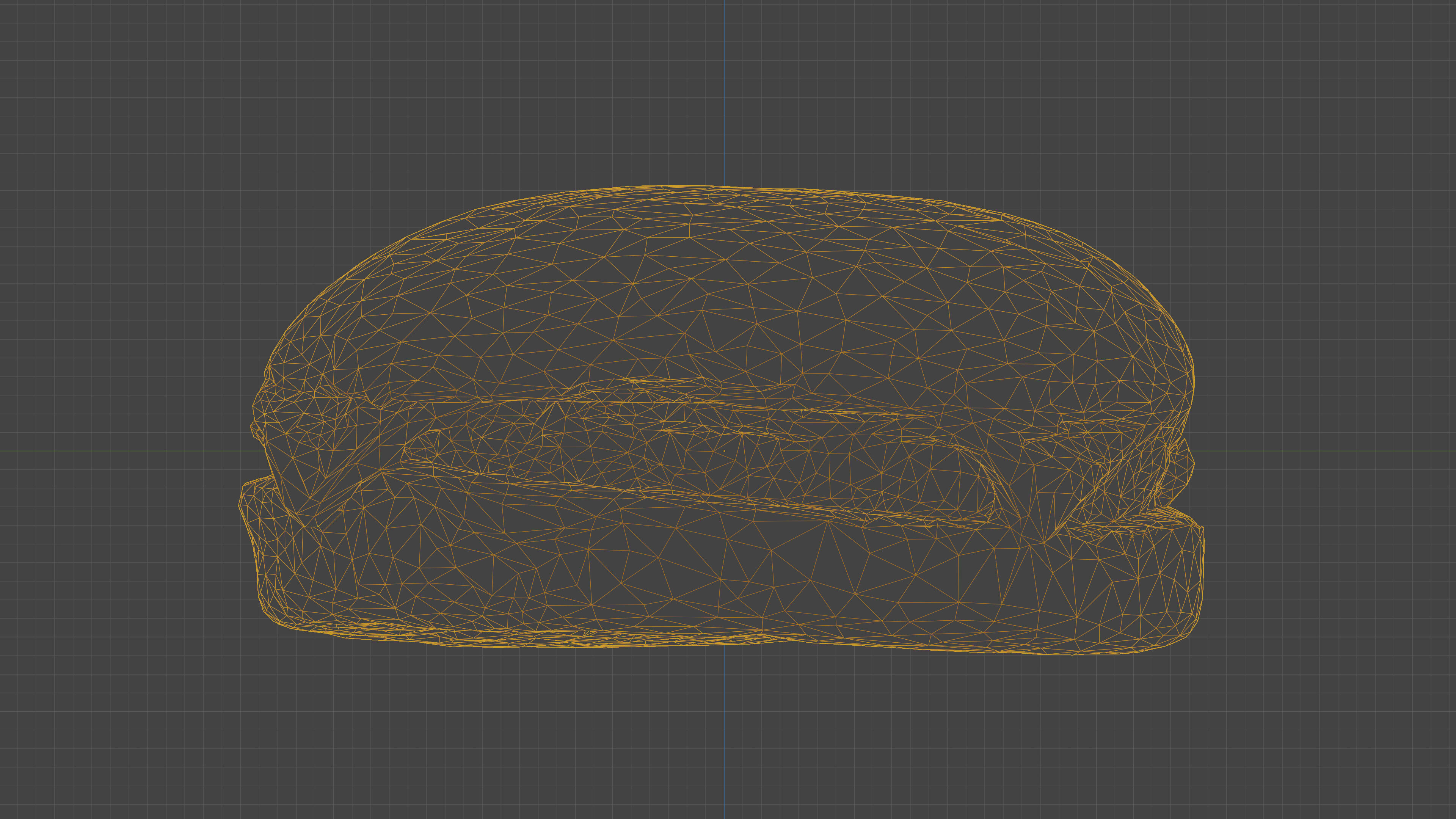 Scanned cheeseburger Low-poly 3D model_34