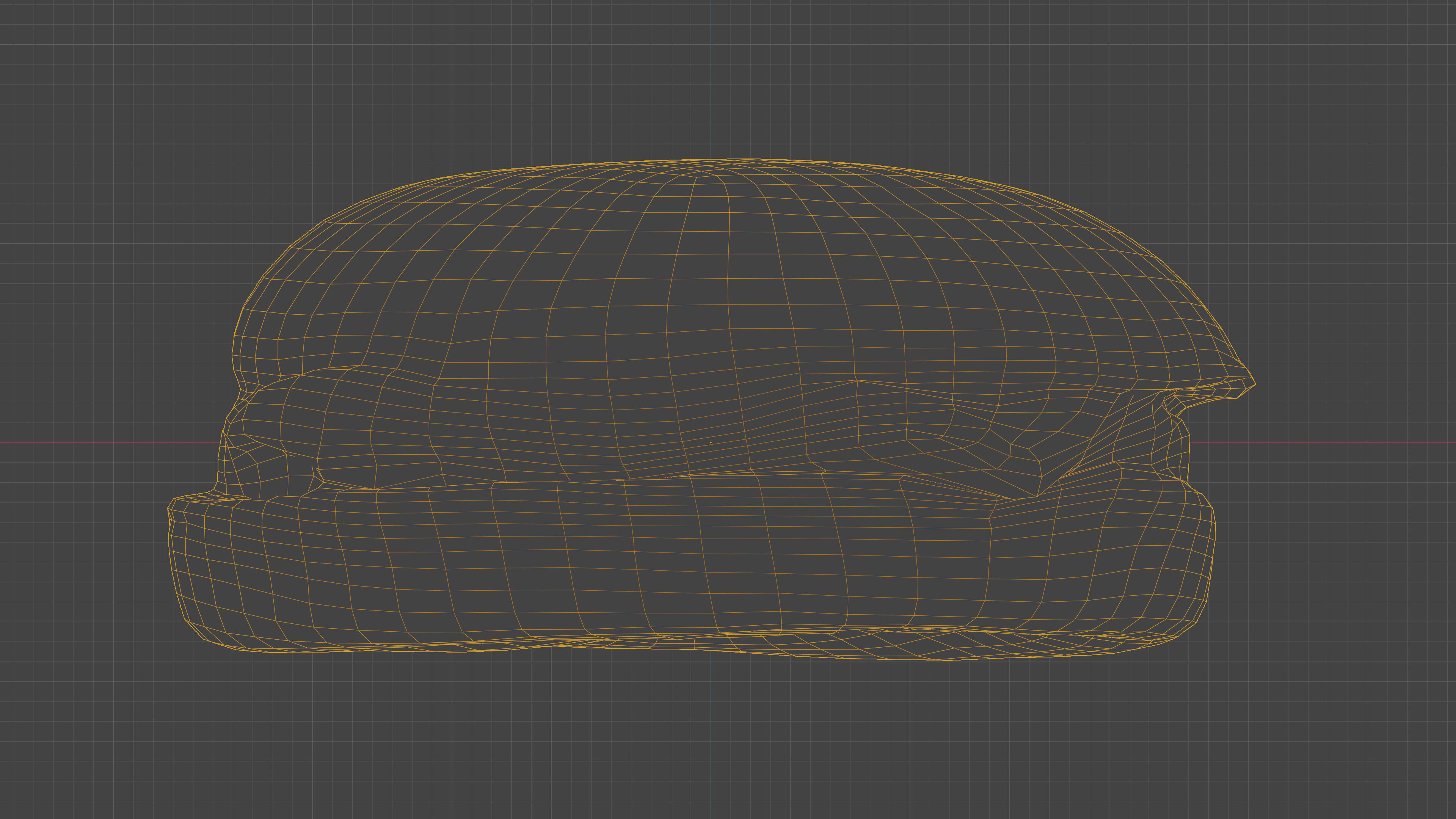 Scanned cheeseburger Low-poly 3D model_25