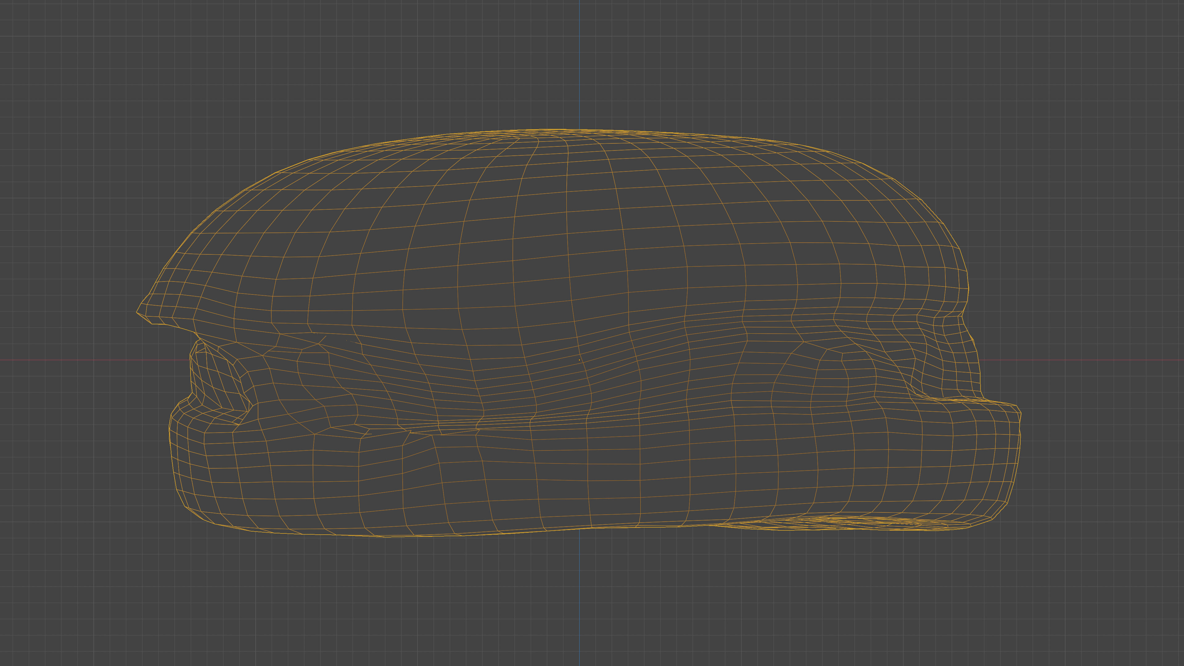 Scanned cheeseburger Low-poly 3D model_24